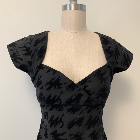 Collectif houndstooth dress UK 10 - Picture 3 of 6